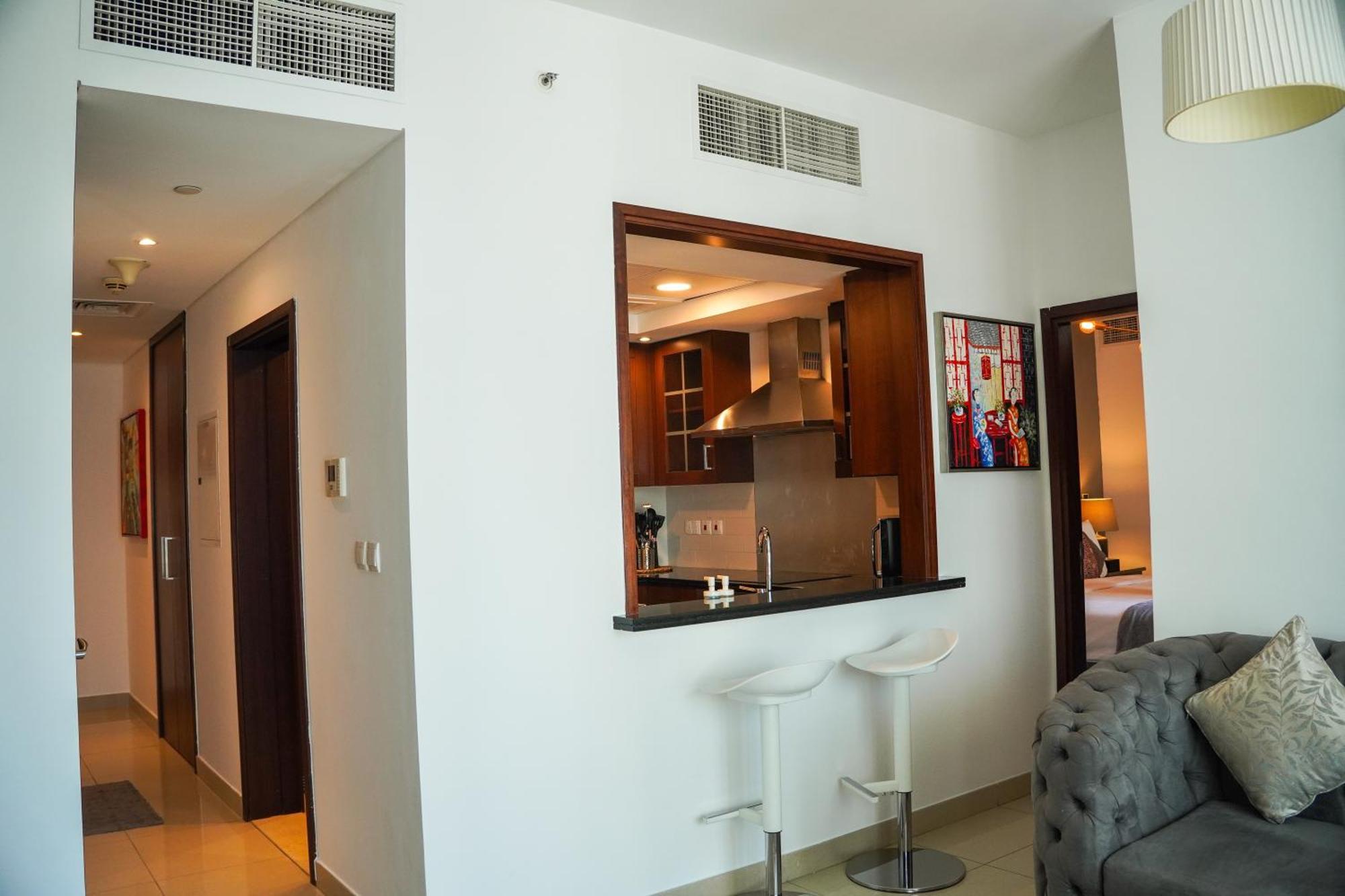 Appartement Vserve - 1 Bedroom Spacious Majestic Burj Khalifa View